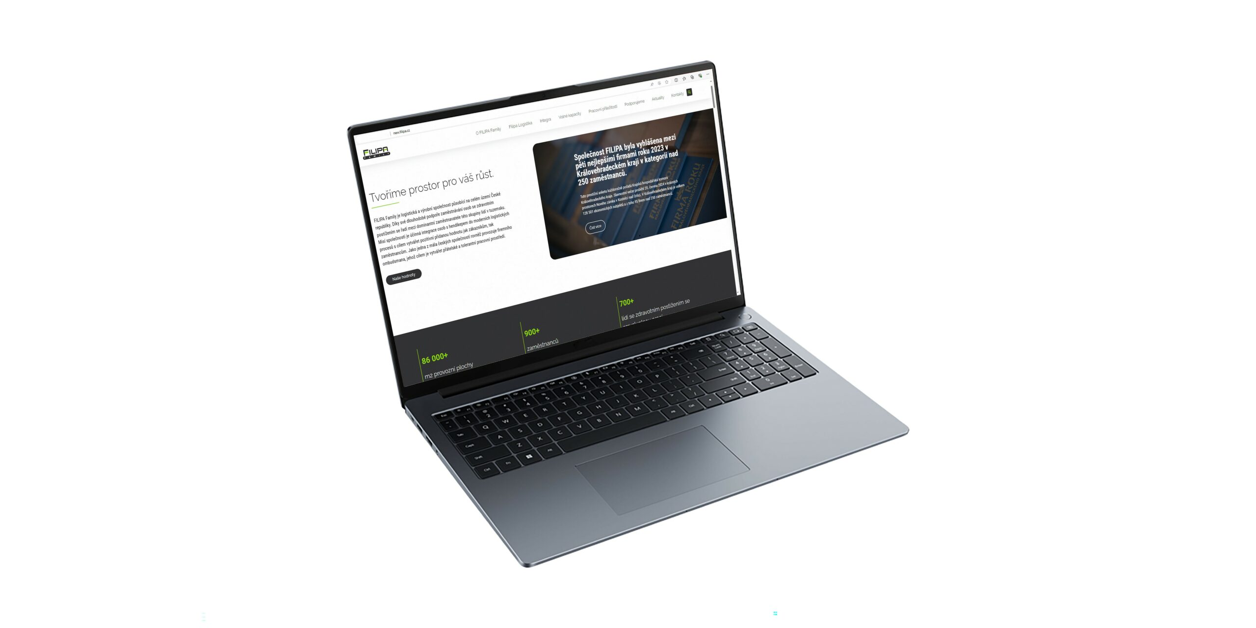 FILIPA Nový web