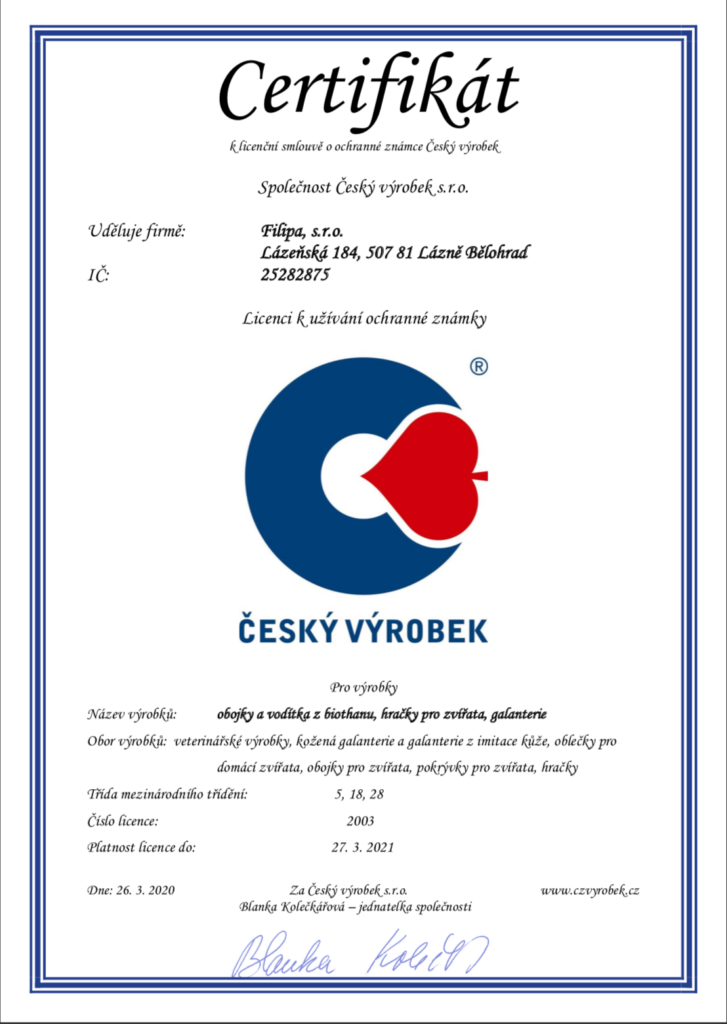 ČESKÝ VÝROBCE